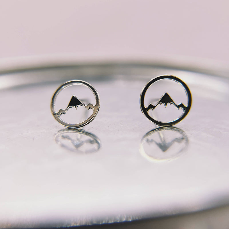 Mountainscape Stud Earrings