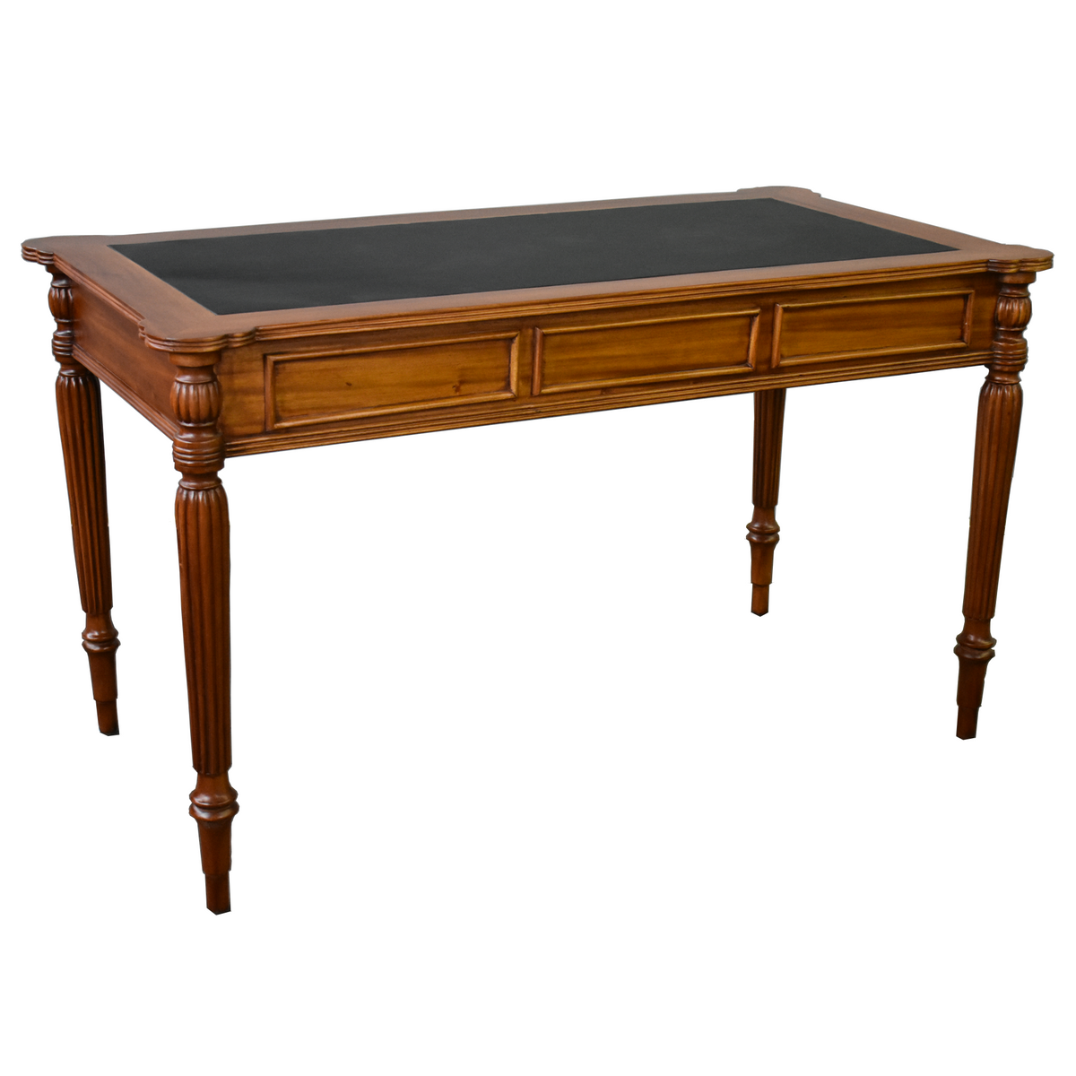 Legacy Leather Top Desk - Light Brown Walnut