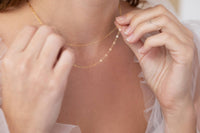 Gold Filled Double Strand Necklace