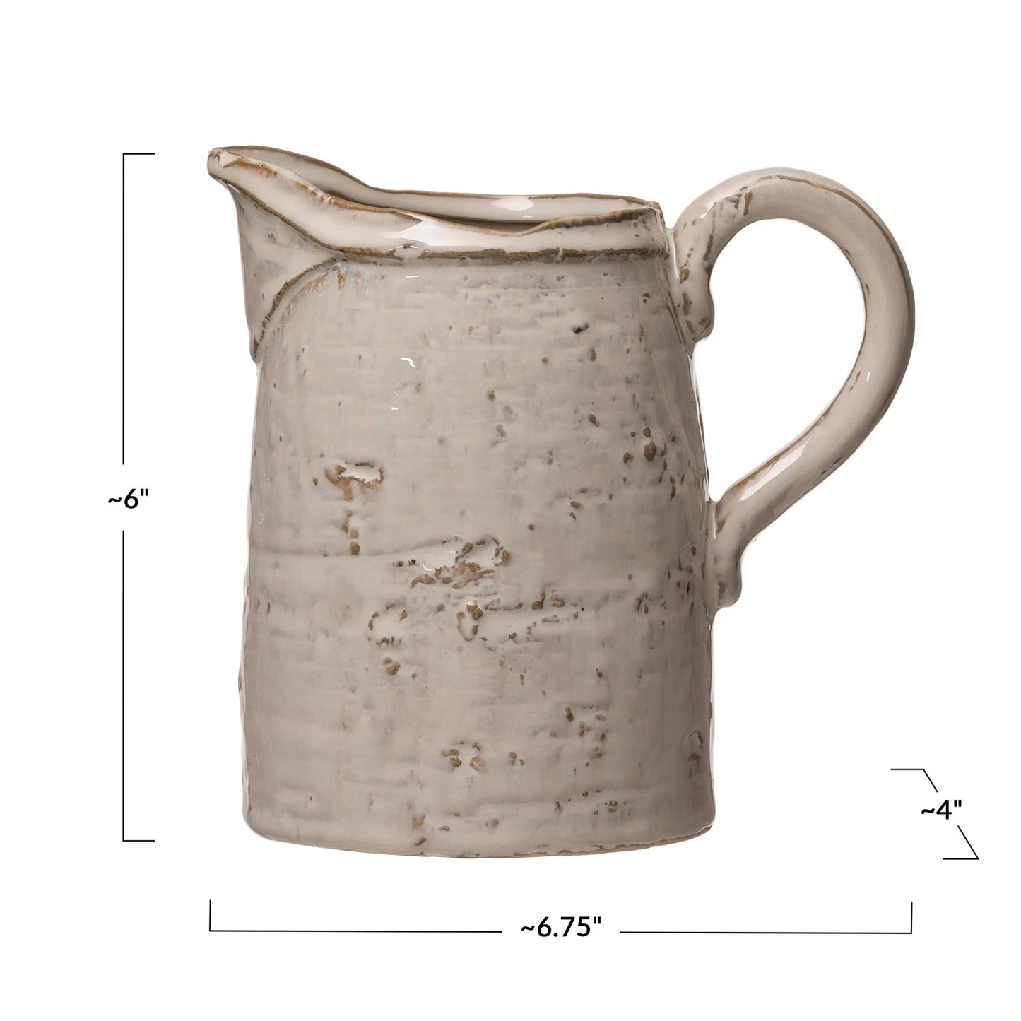 Pitcher with Glaze