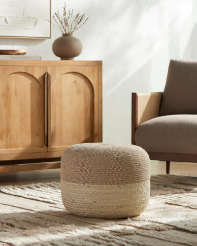 Round Pouf Barkley Jute