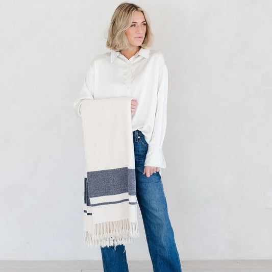 Fringe Chenille Throw Blanket