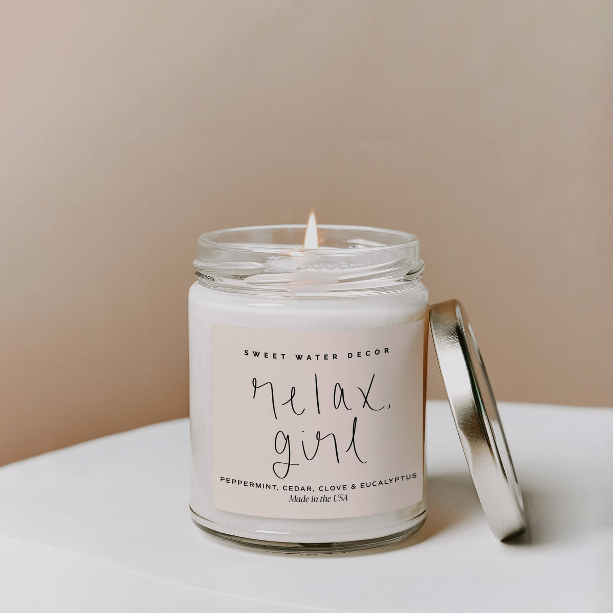 Relax, Girl 9 oz Soy Candle