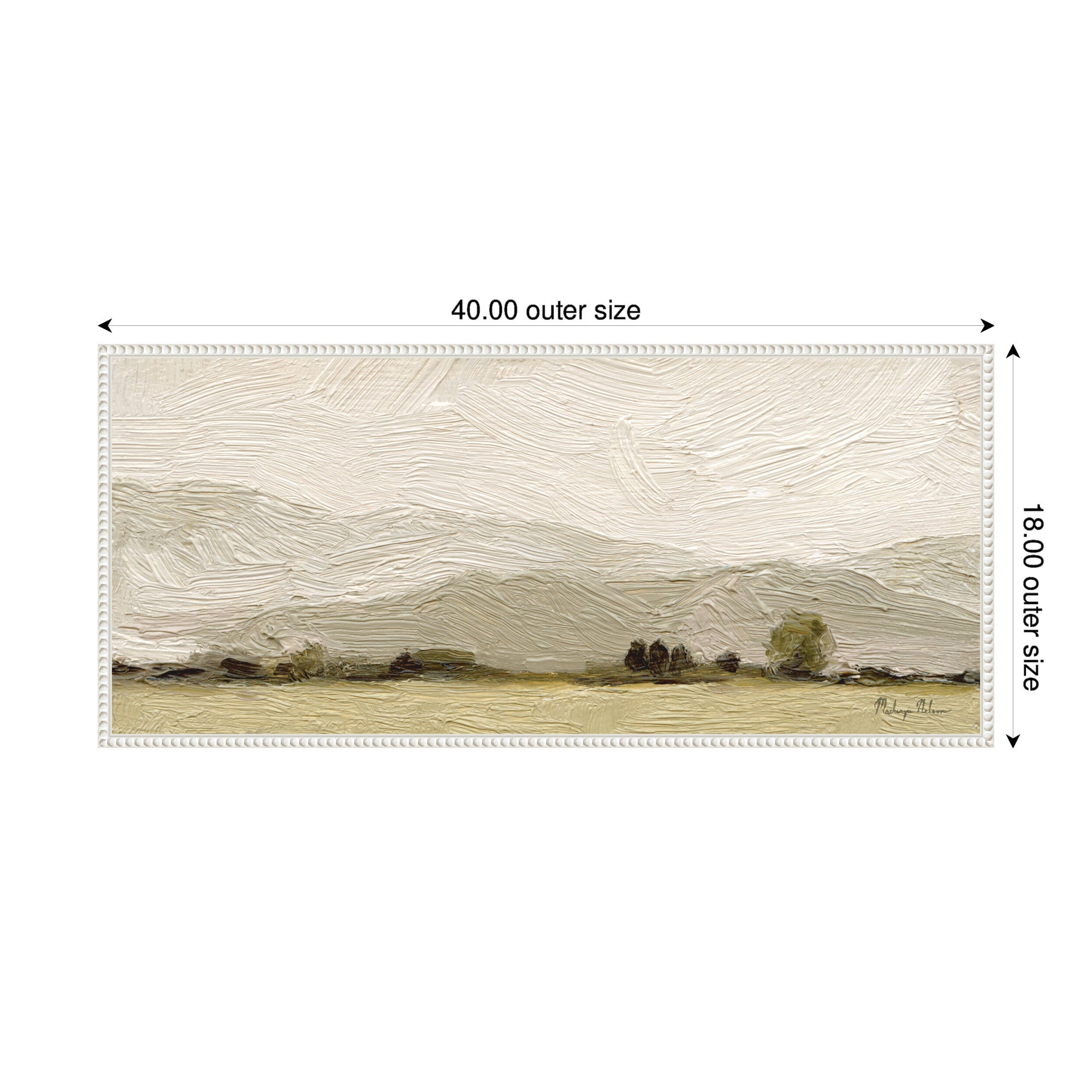 Petit Views No 8 Panel by Mackenzie Nelson Framed Canvas Wall Art Print