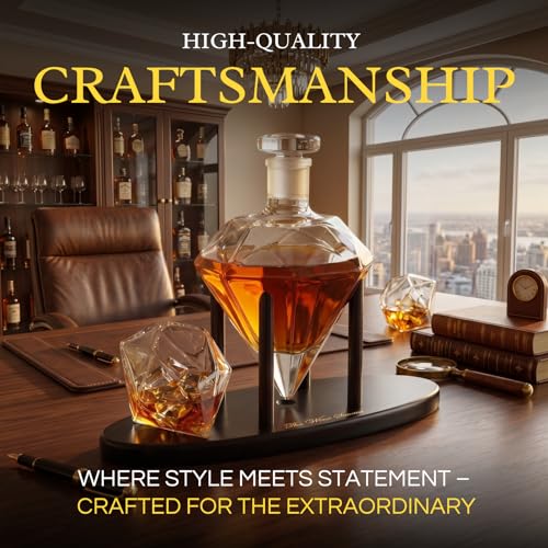 Diamond Decanter Gift Premium Barware Gift Elegant Drinkware Collection