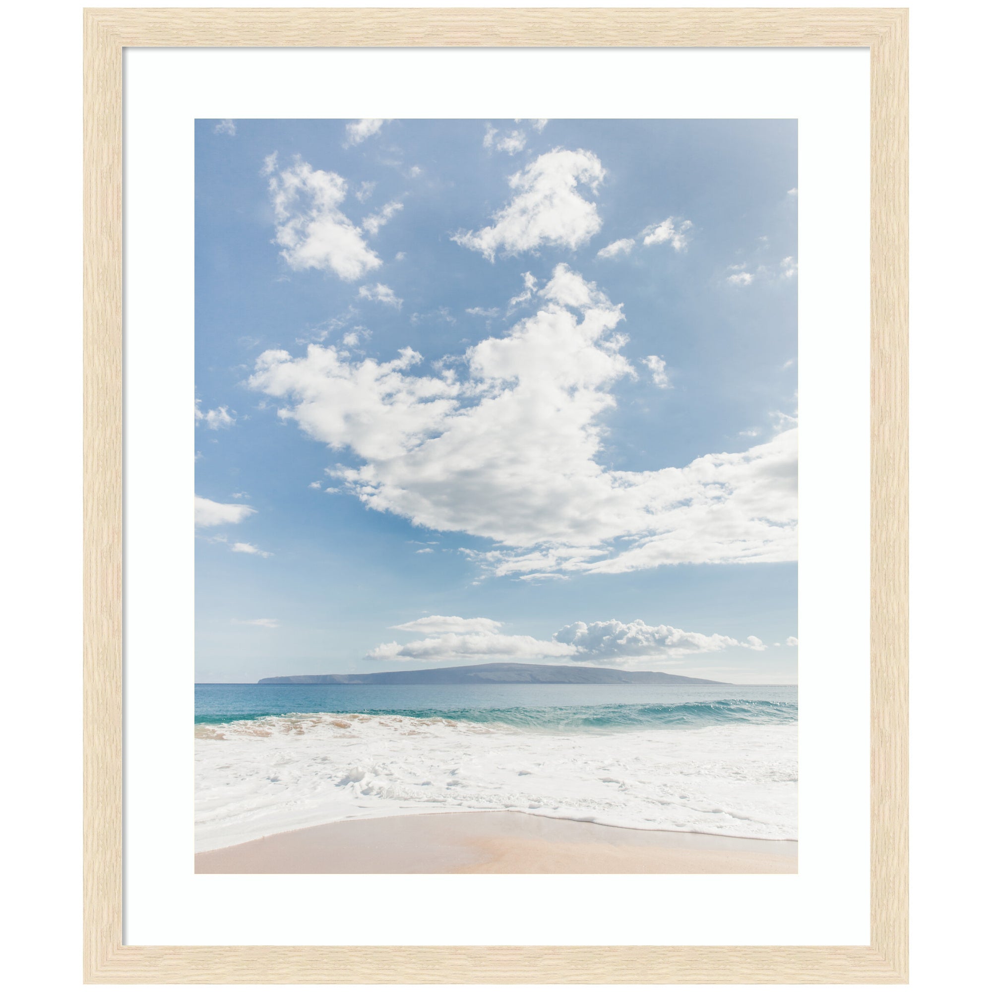 Framed Art Beach by Alicia Abla
