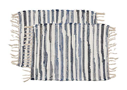 Bohemian Chindi Woven 100% Pure Cotton Home Décor – Variety Color Home Decorations for Banquets, Dinner Parties, Special Events and Living Room Décor