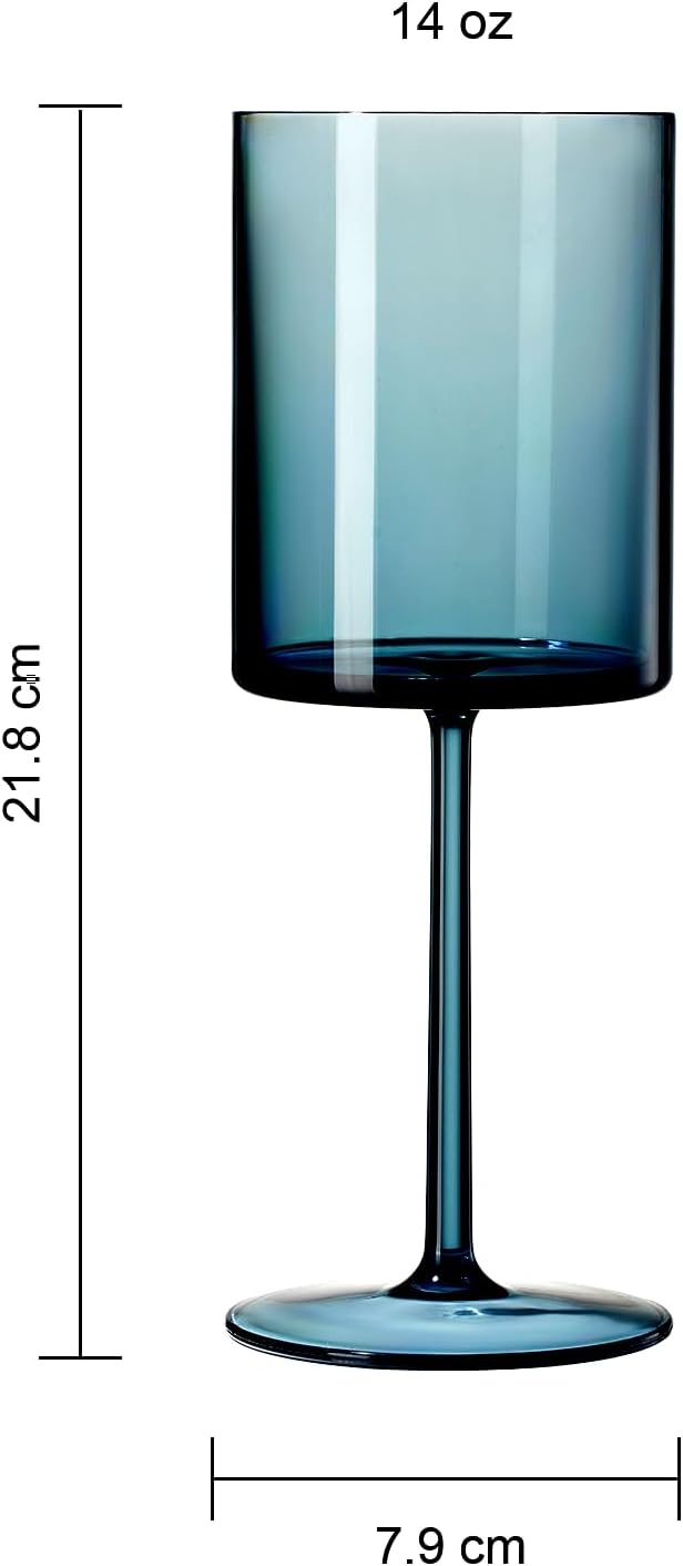 Unbreakable Stemmed Square Tritan Acrylic Premium Barware Gift