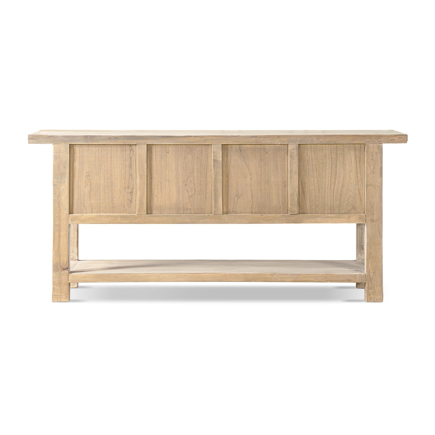 Rowan 60' Solid Reclaimed Pine Sideboard with Lower Shelf Heritage Light Natural Brown