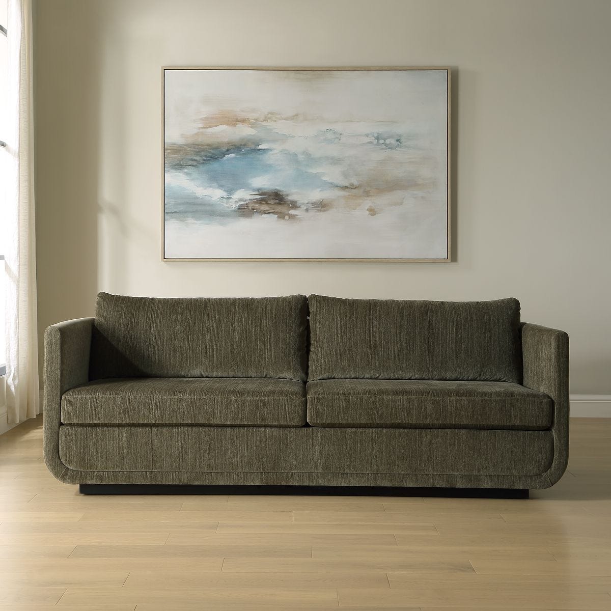 Abound Curved Sofa - Herb