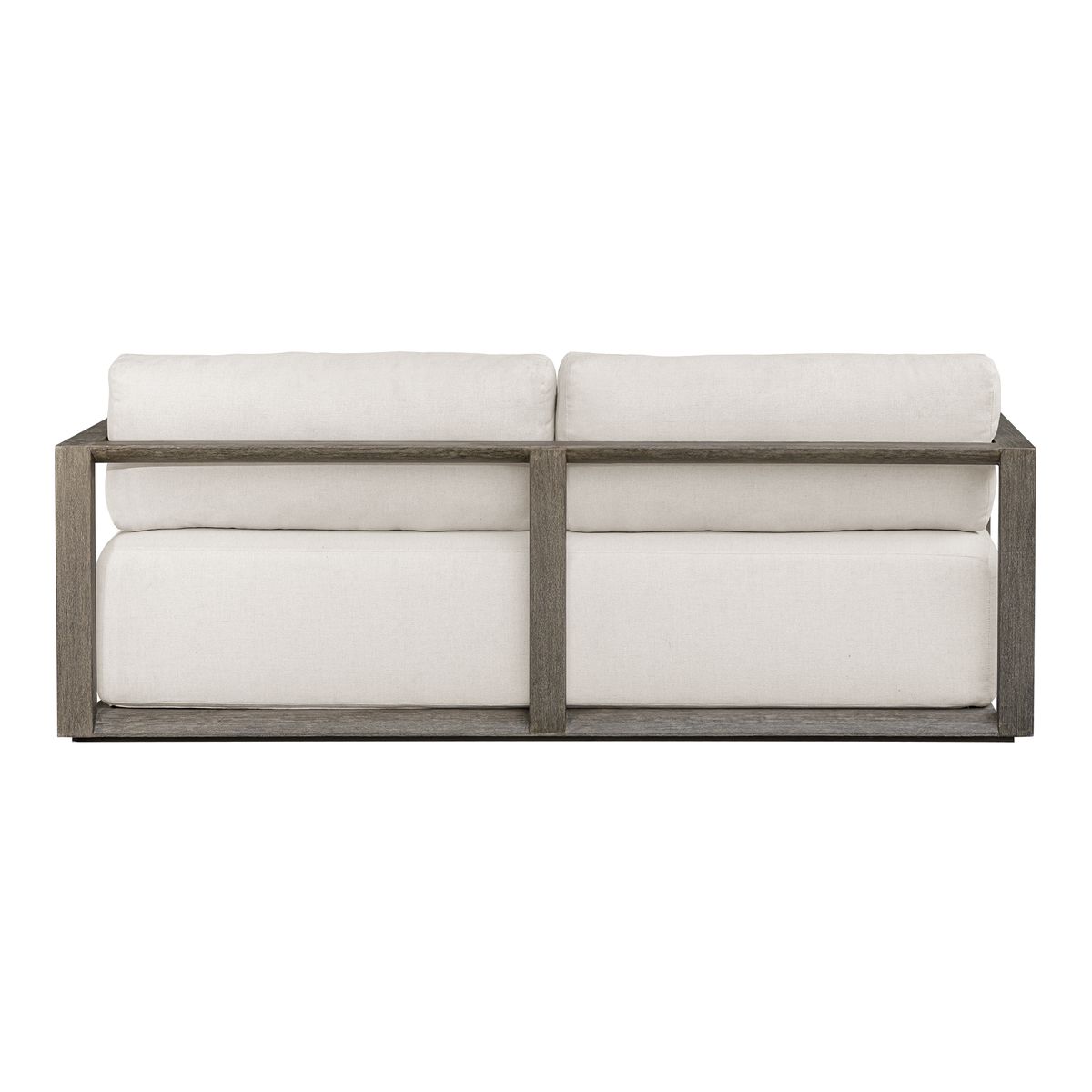 Remsen Outdoor 3-Seat Sofa - Weathered Gray/Oyster