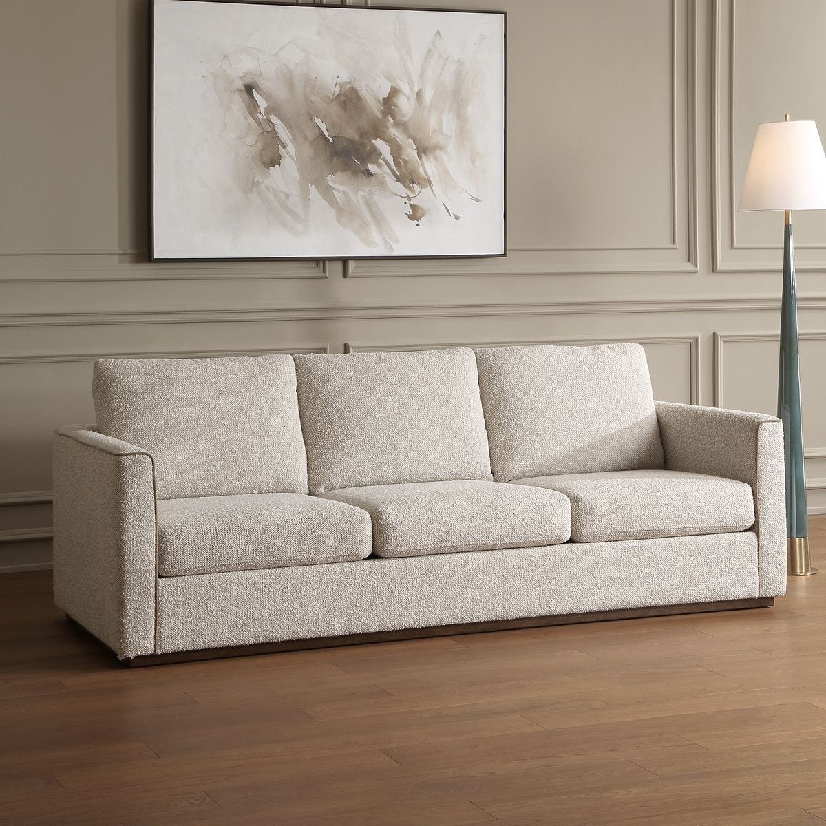 Lorien Cream Boucle Sofa