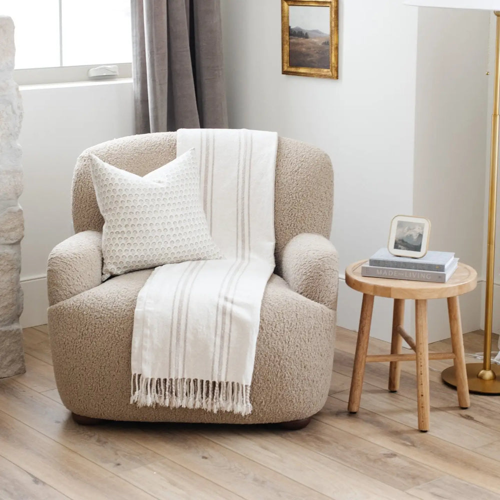 Fringe Chenille Throw Blanket