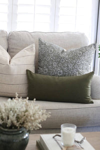 Neutral Striped Pillow