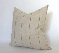 Neutral Striped Pillow