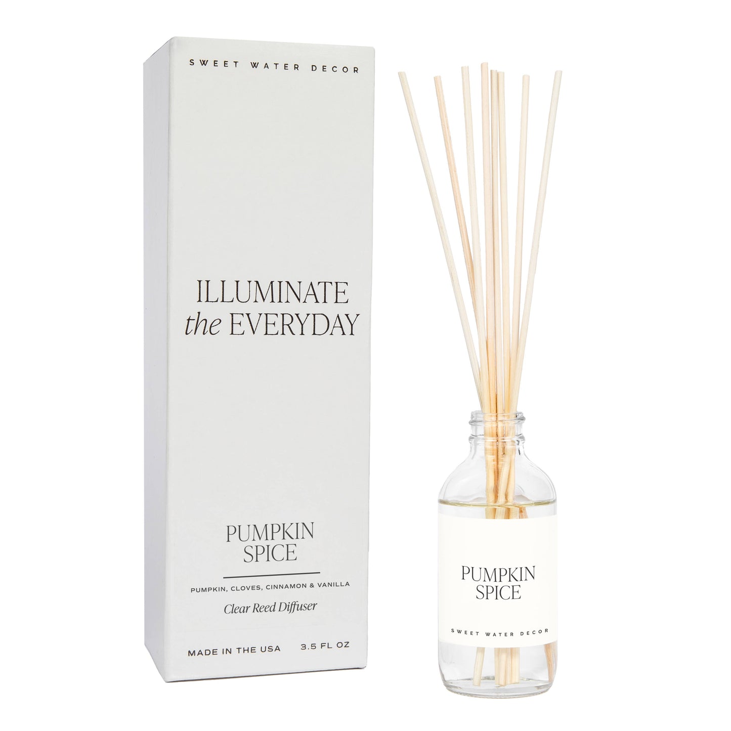 Pumpkin Spice Clear Reed Diffuser