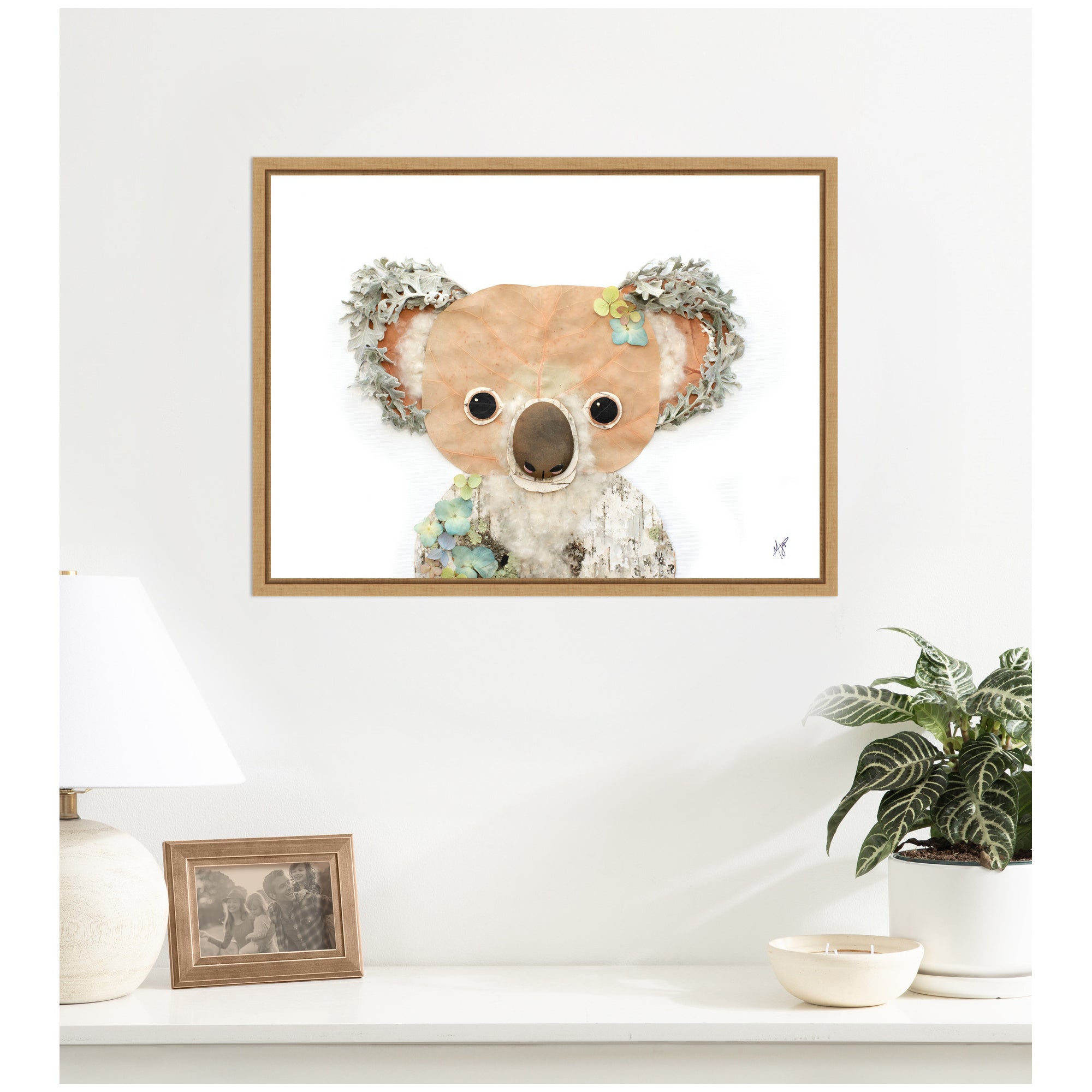 Koala by Madeline Jeppesen Framed Canvas Wall Art Print
