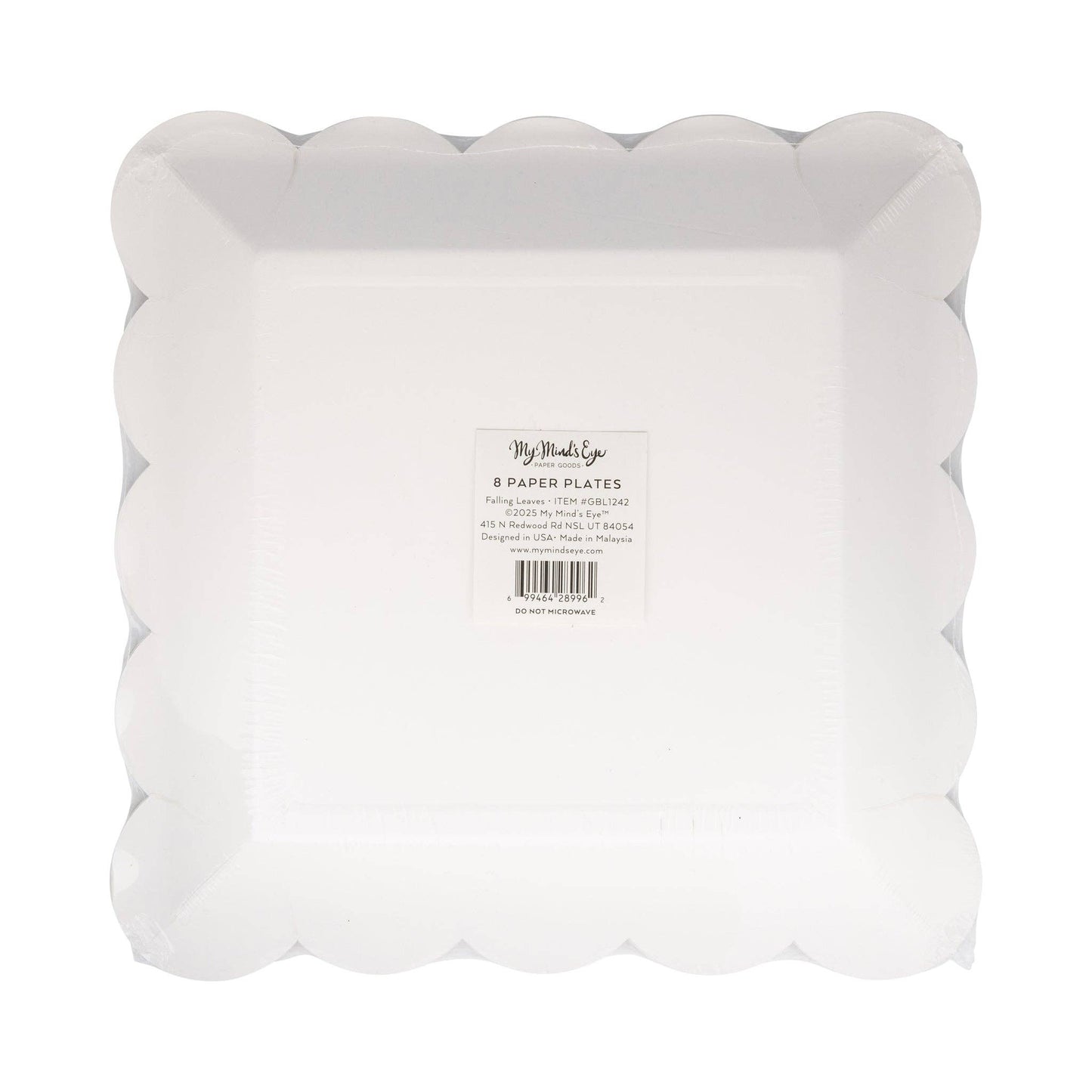Falling Leaves Paper Plate