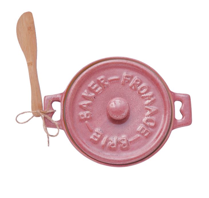 Brie Baker with Bamboo Spreader