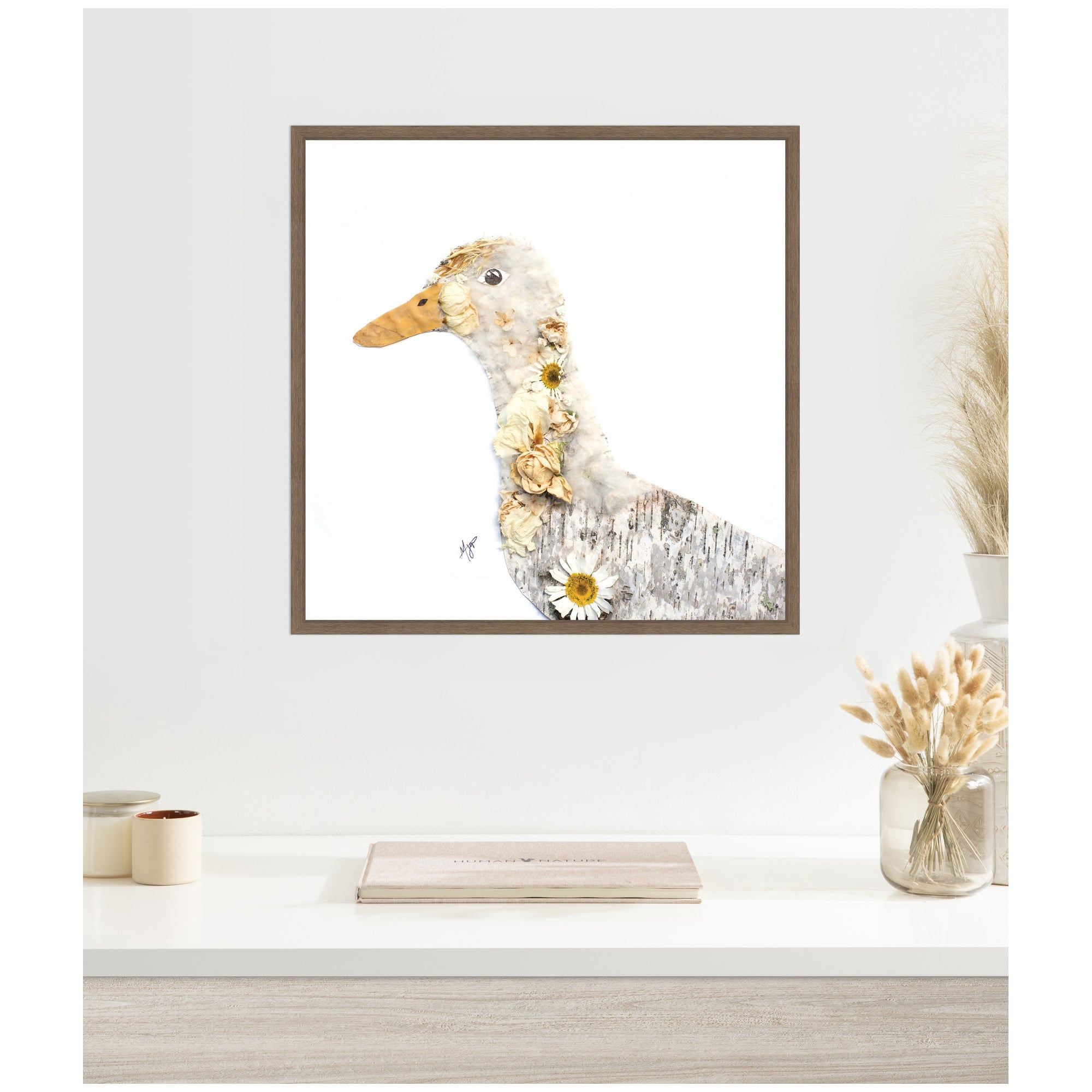 Duck No. 1 by Madeline Jeppesen Framed Canvas Wall Art Print