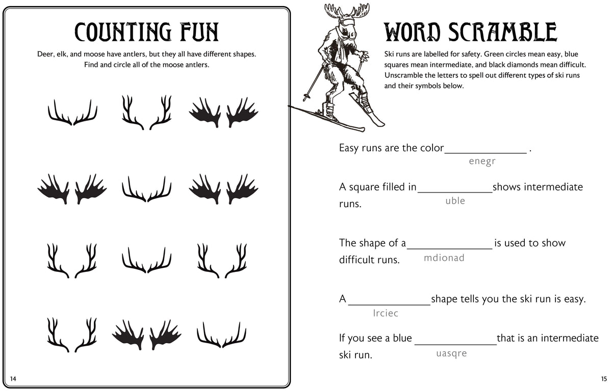 Gilbert The Moose Activity Book