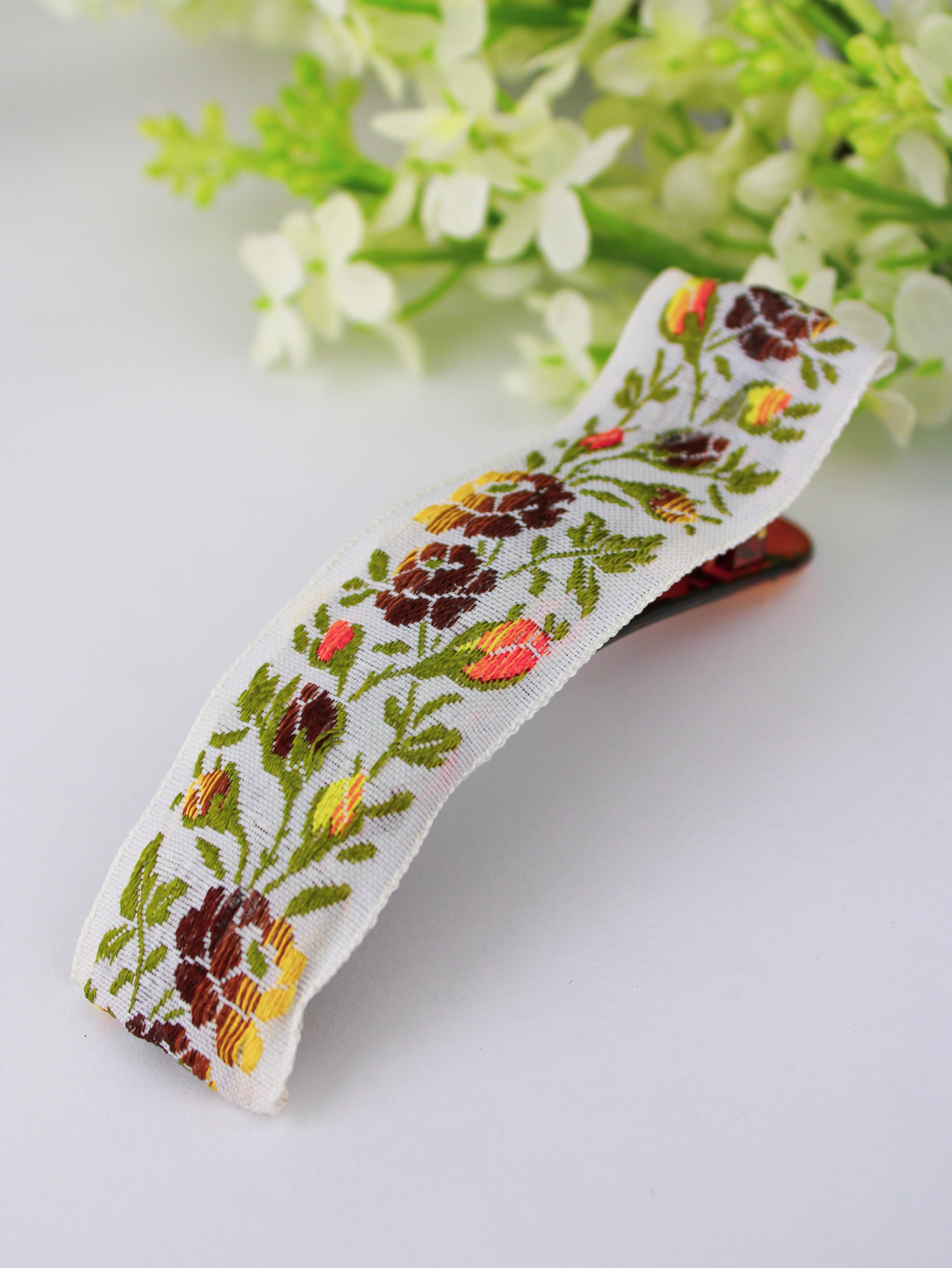 Climbing Roses Hair Clip