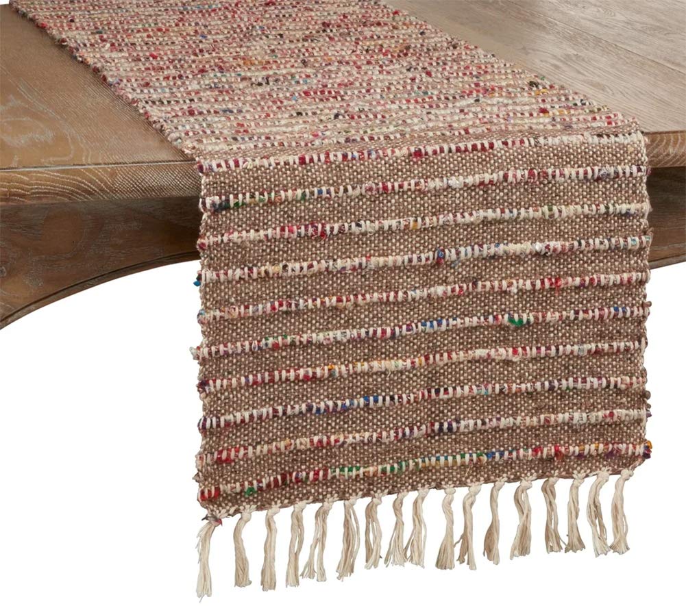 Cord Design 100% Cotton Table Runner 16 x 72 Inch – Table Cover for Home Décor, Dining Table, Banquets, Holidays and Special Events