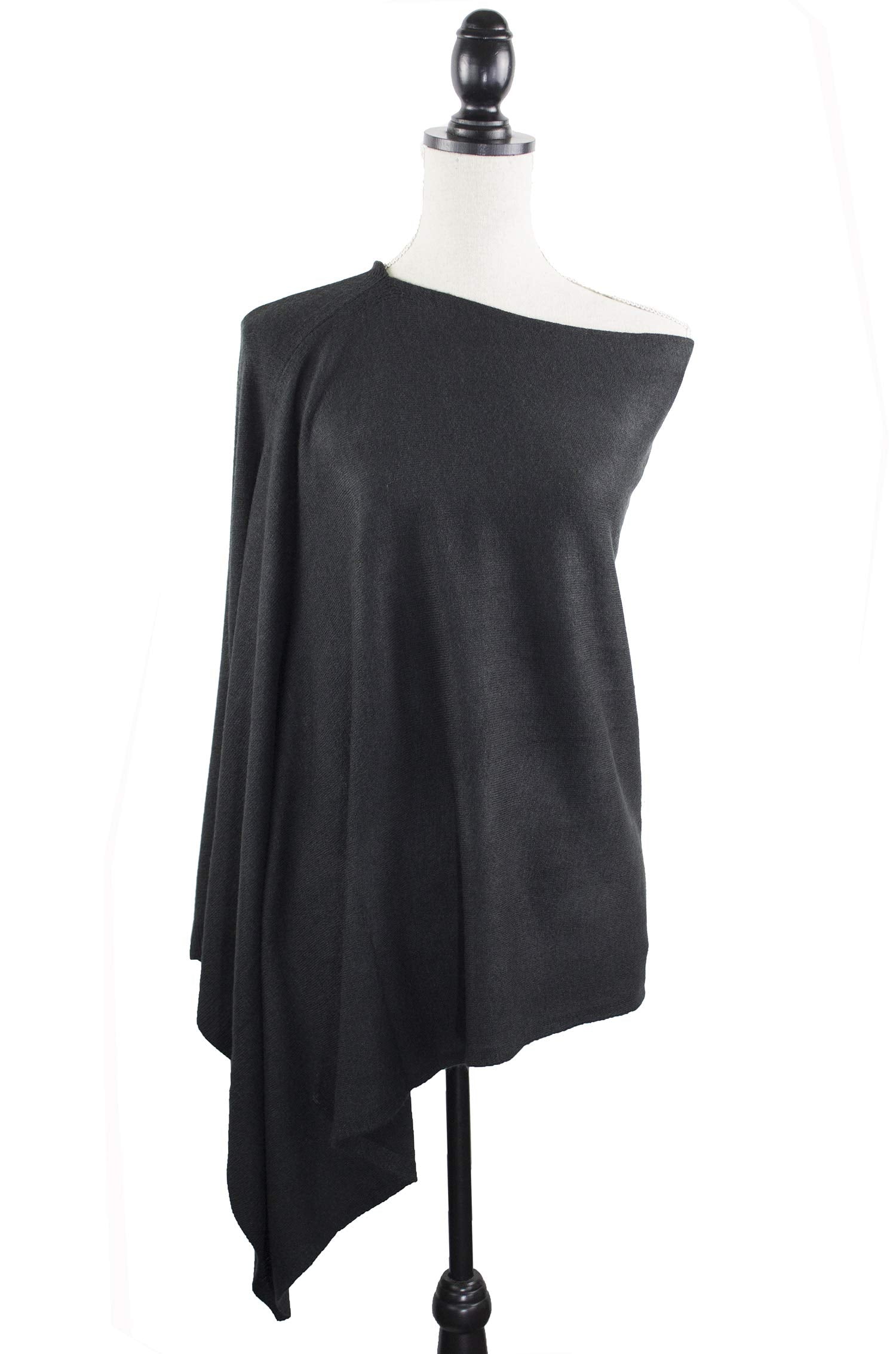 stylesilove Women Ultra Soft Knit Poncho Sweater Pullover Cardigan Lightweight Wrap Topper for All Season