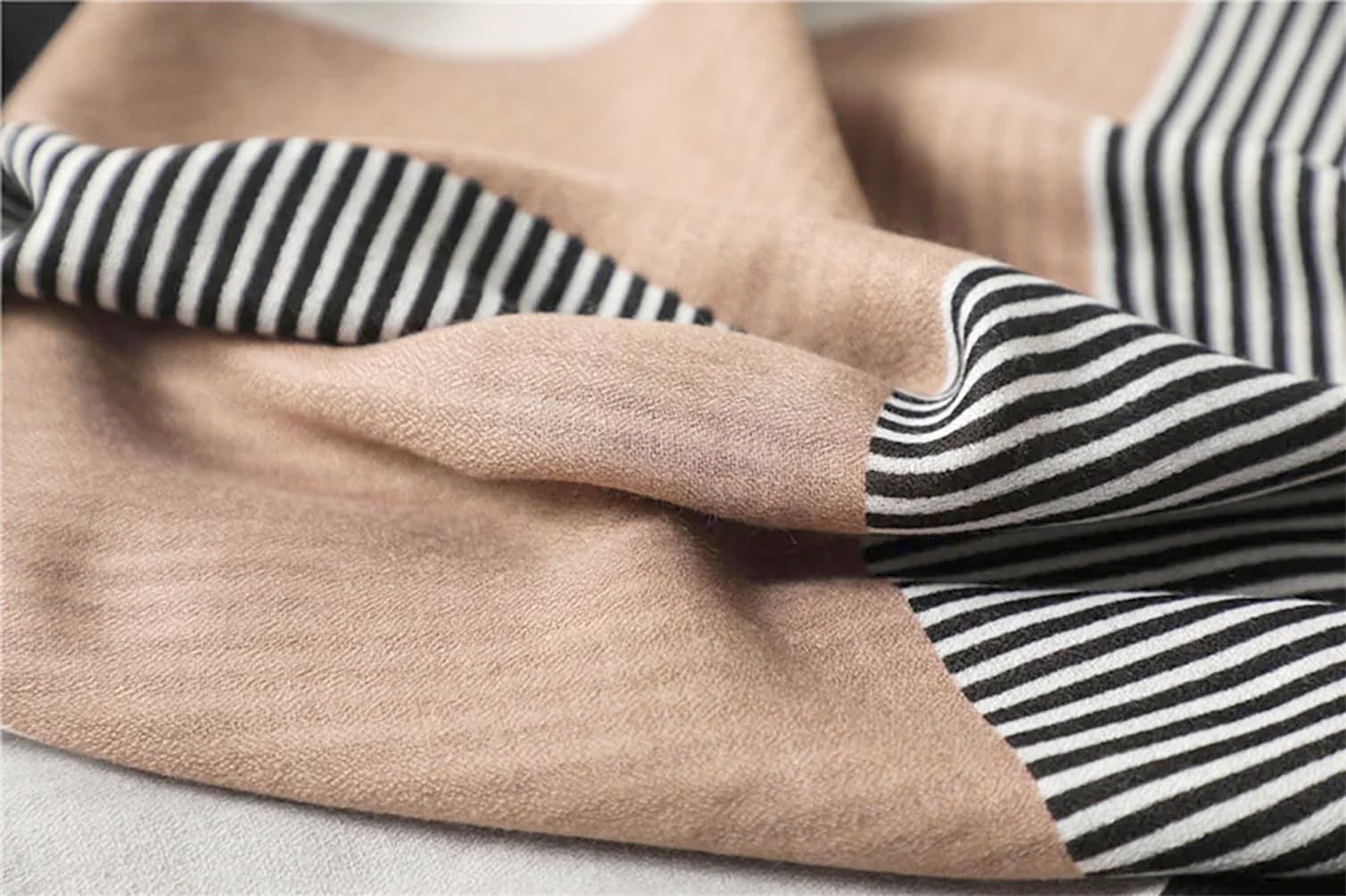stylesilove Women Stripe Geometric Printed Lightweight Fashion Scarf Large Shawl Scarves Neck Wraps for All Season, 7 Colors