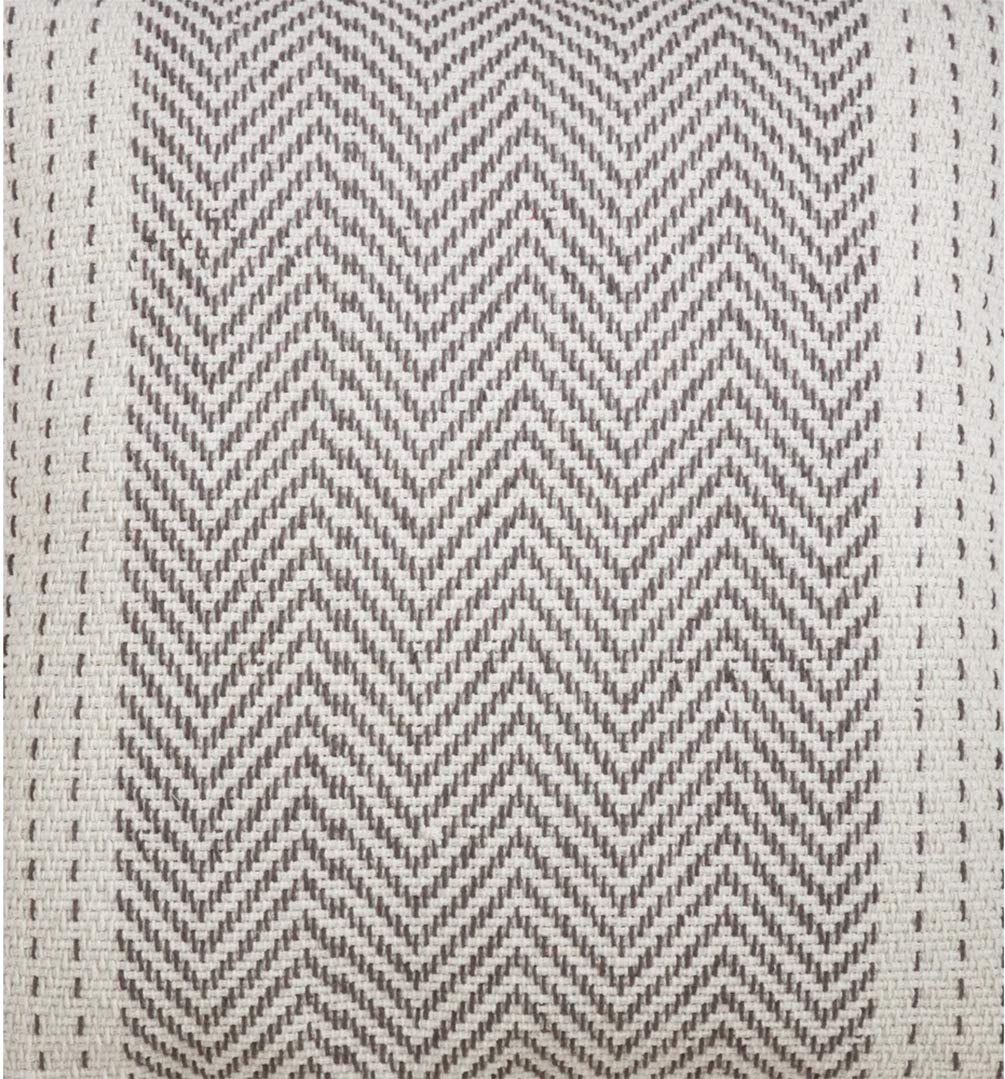 Modern Kantha Stitch Design 100% Cotton Table Runner - Grey Table Cover for Everyday Use, Dining Room Décor, Family Gathering and Special Occasion