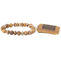 Picture Jasper Stone Bracelet - Stone of the Earth