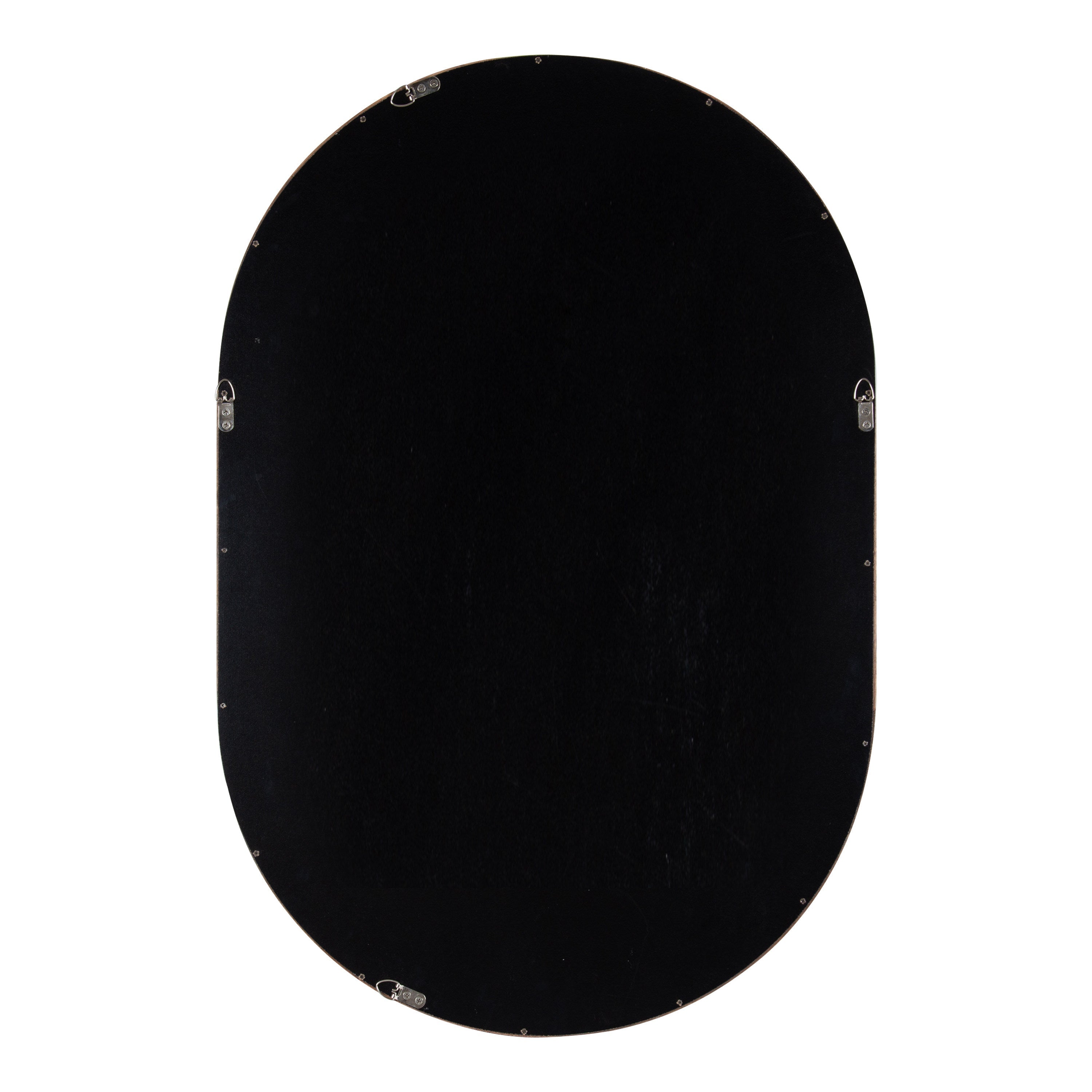 Hutton Wood Framed Capsule Mirror