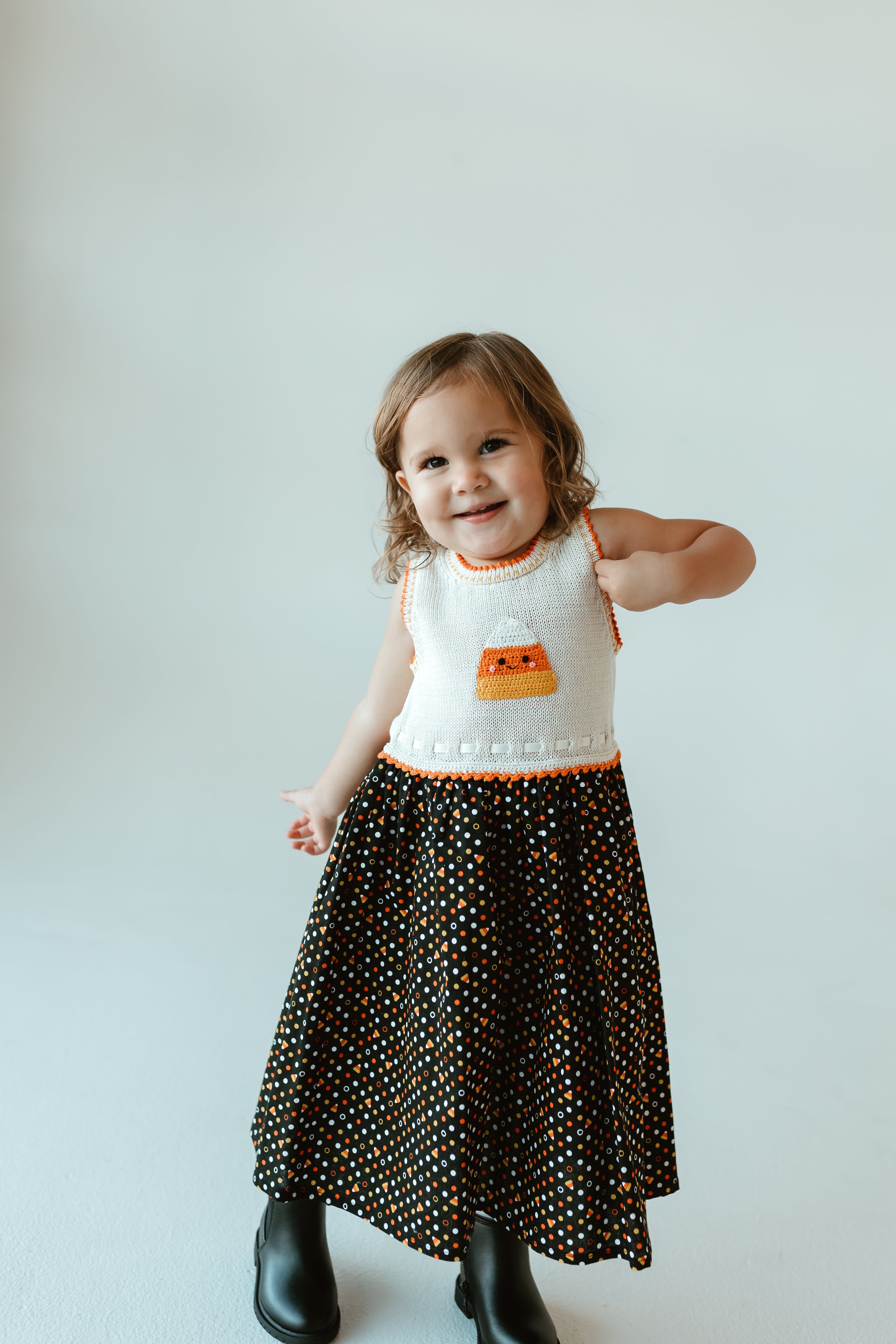 Candy Corn Halloween Dress