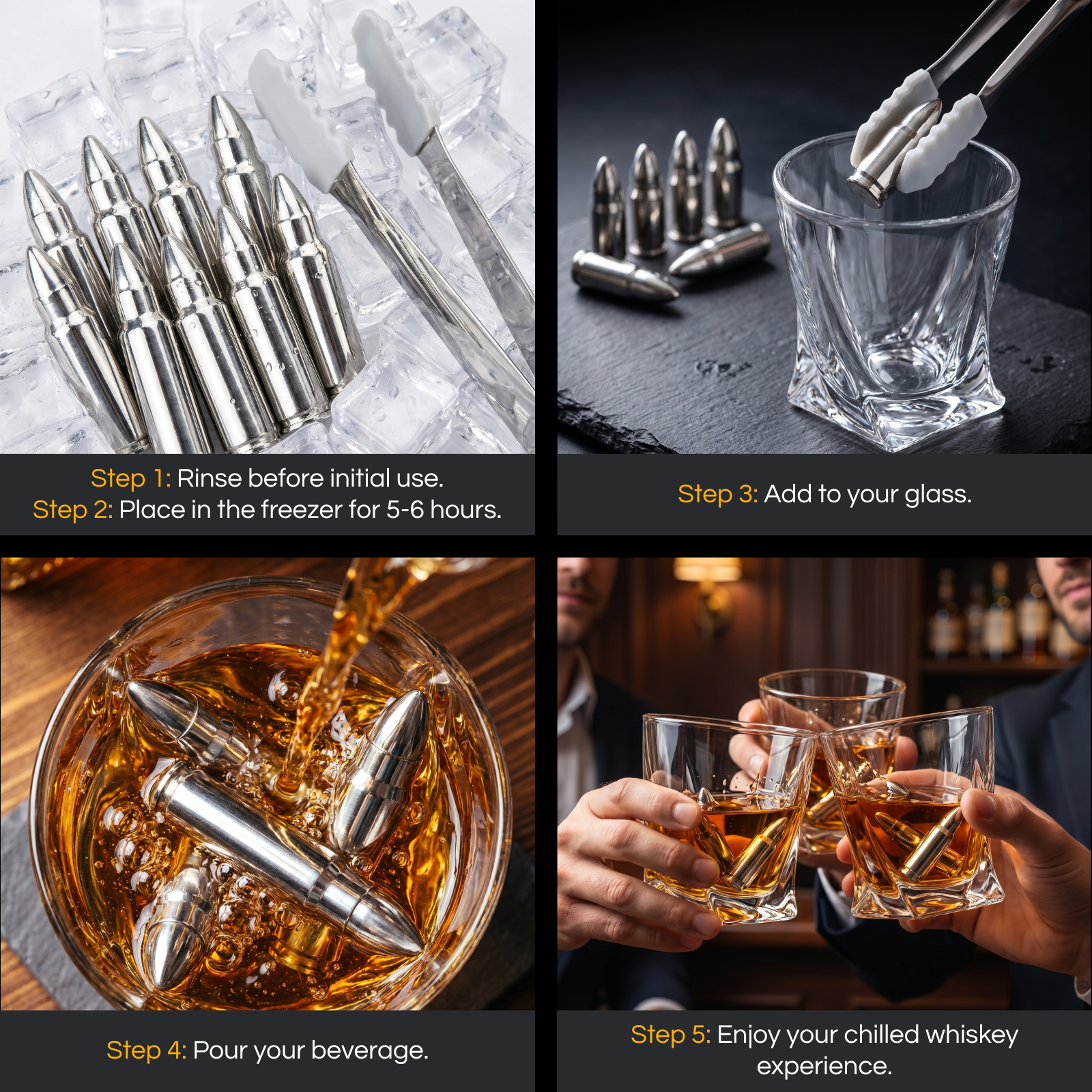 Luxurious Whiskey Bar Gift Set Premium Barware Gift Elegant Drinkware Collection