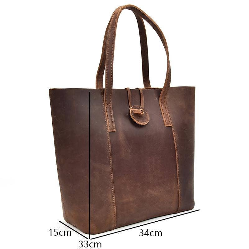 Handcrafted Leather Tote Bag