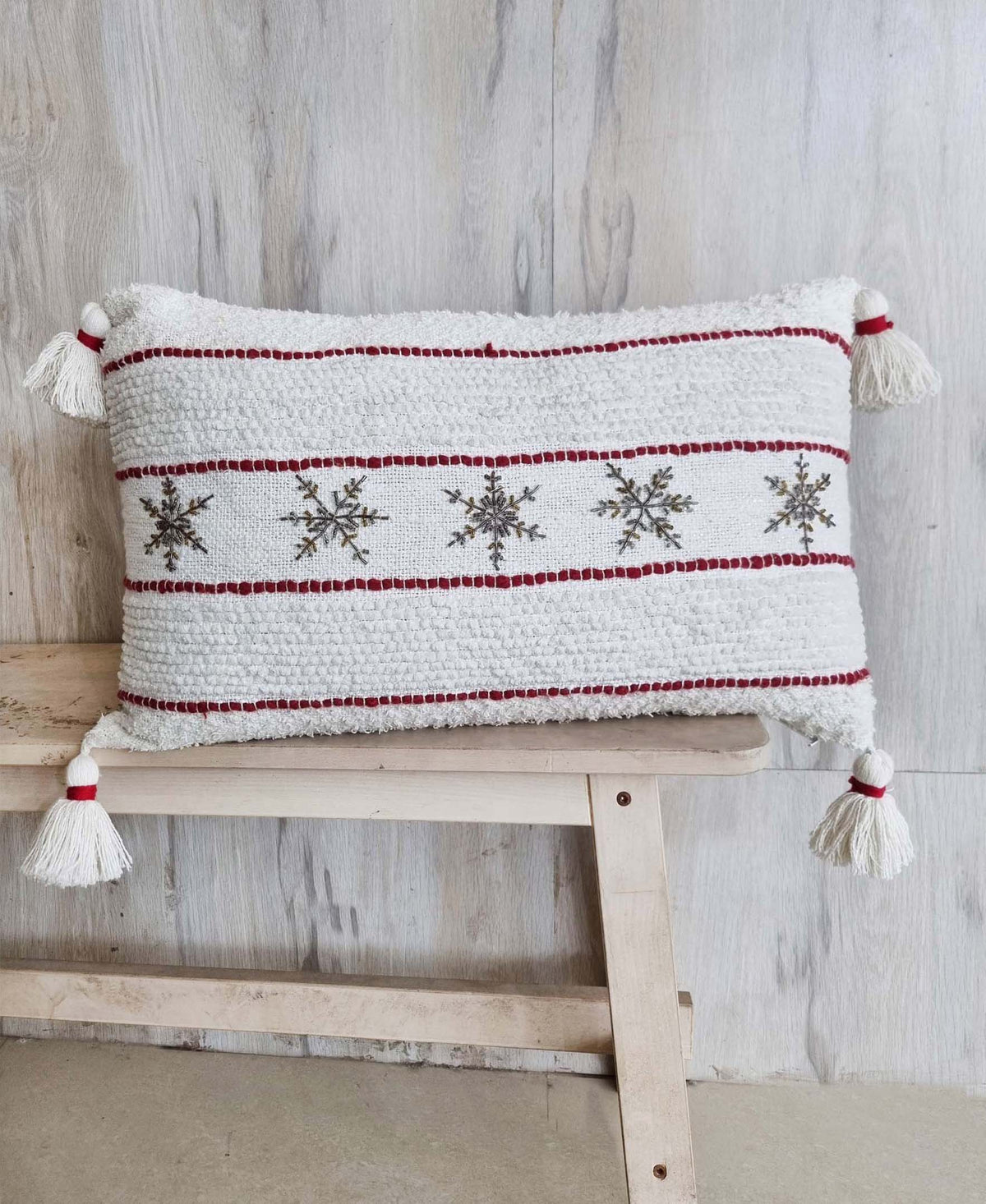 Vibhsa Christmas Decorative Pillow for Holidays 14"x 24"