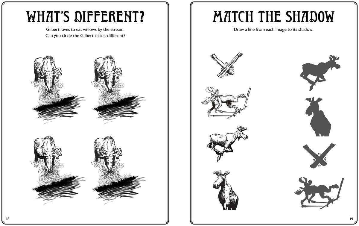 Gilbert The Moose Activity Book