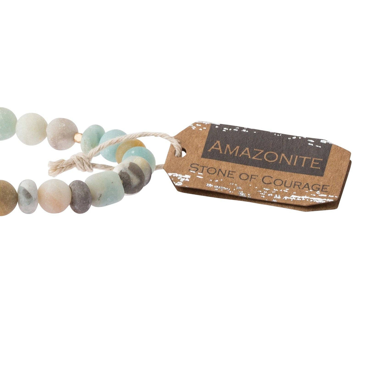 Amazonite Stone Bracelet - Stone of Courage