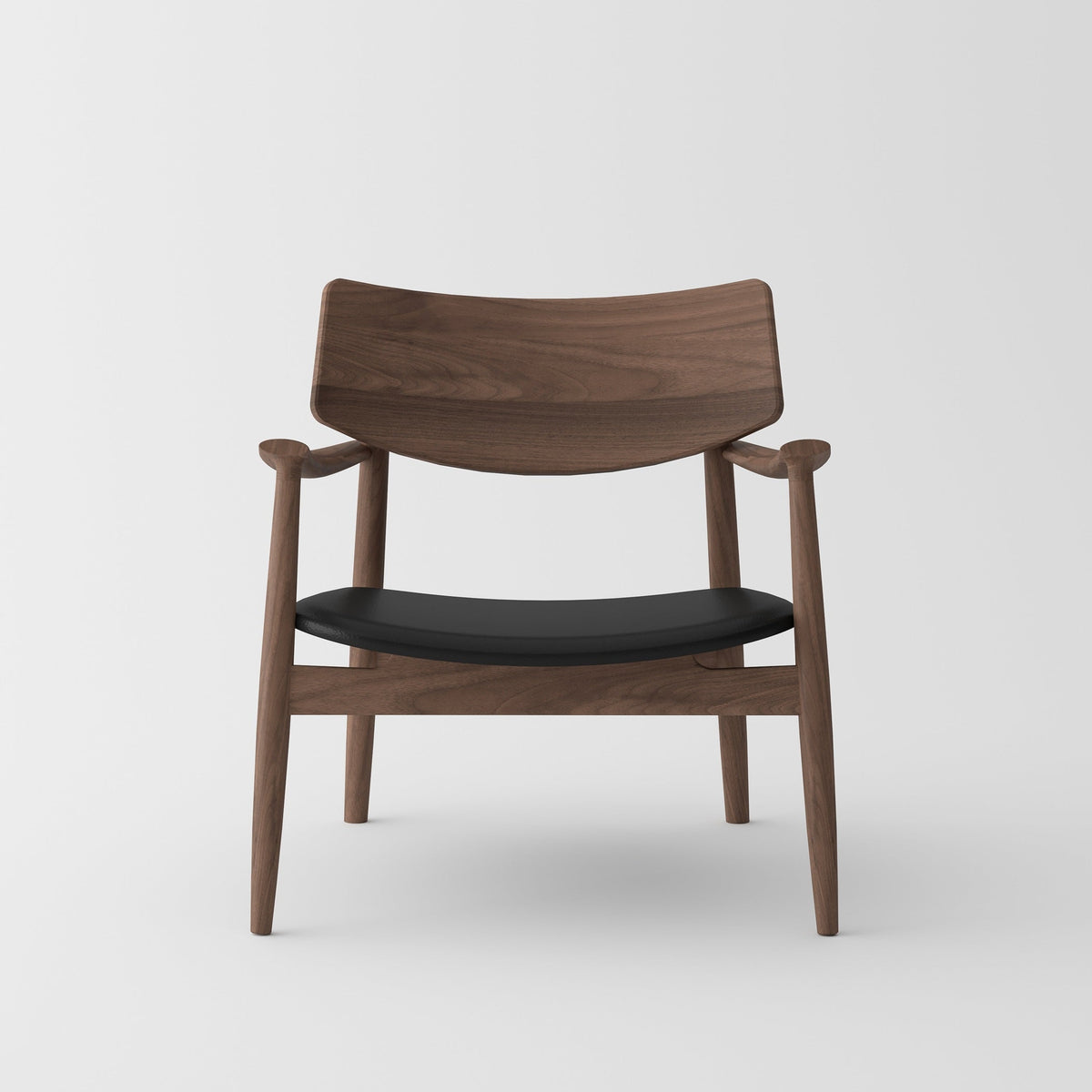 Isabella Mid Century Leisure Chair - Solid American Black Walnut