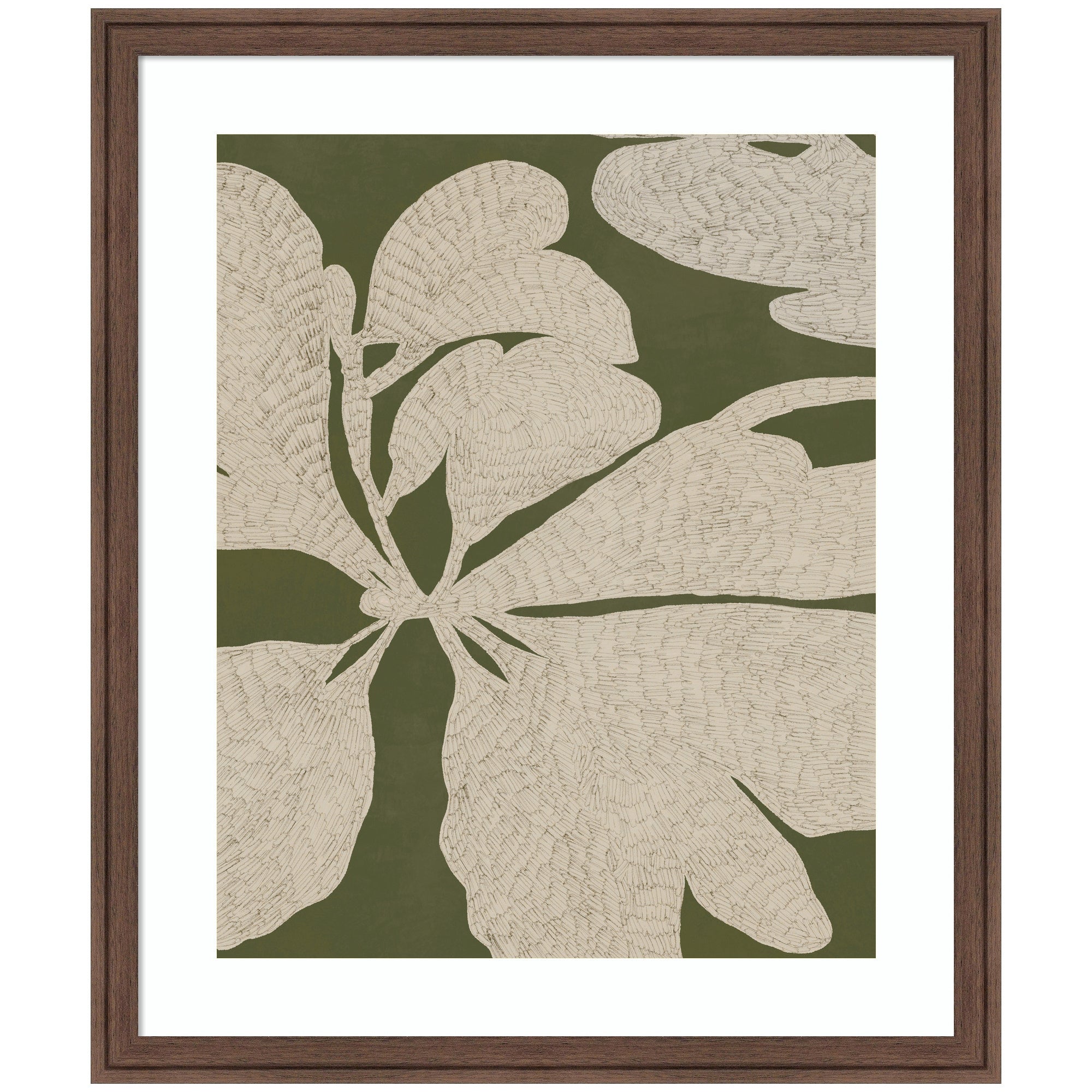 Leafy Whispers by Treechild Framed Wall Art Print