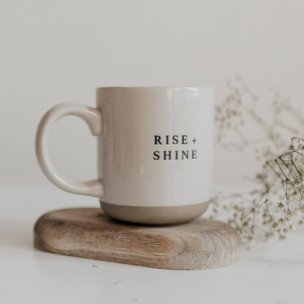 Rise and Shine Stoneware Coffee Mug