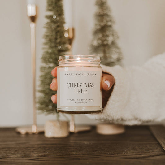 Christmas Tree 9 oz Soy Candle - Christmas Decor & Gifts