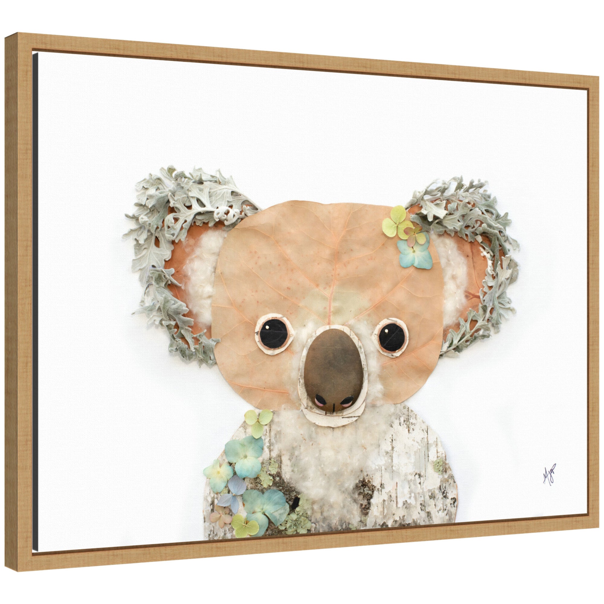 Koala by Madeline Jeppesen Framed Canvas Wall Art Print