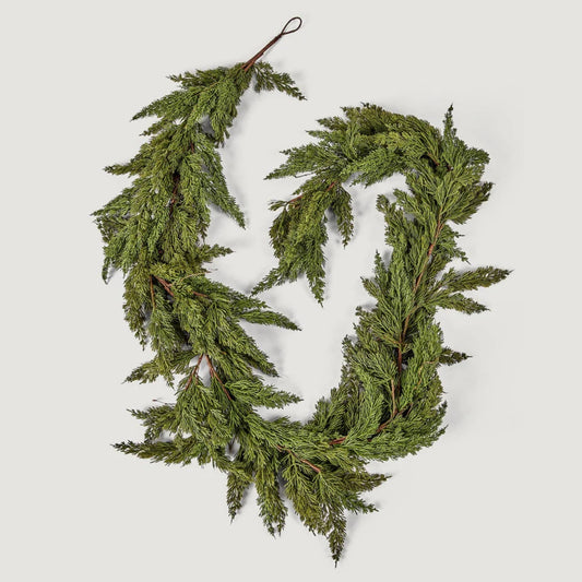 Deluxe Artificial Cedar Garland - 108"