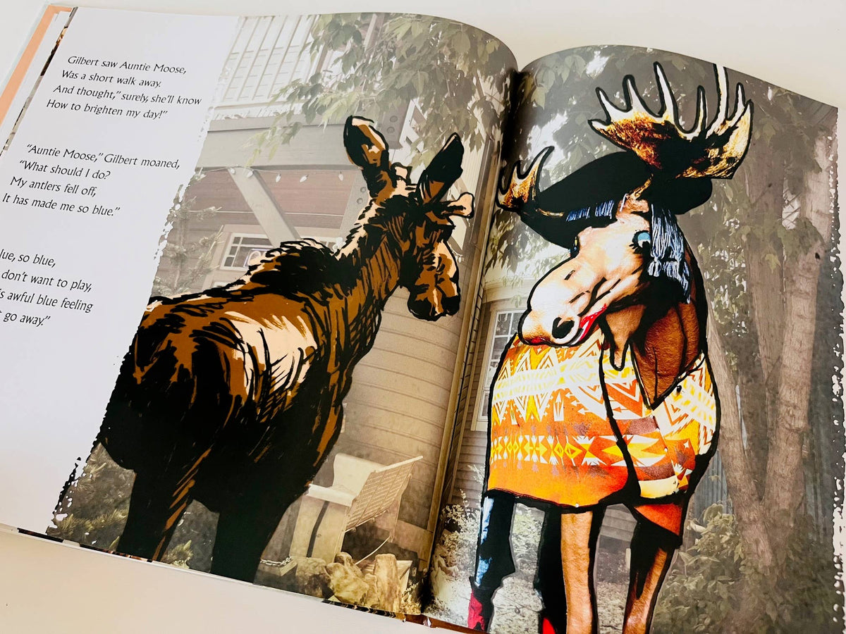 Gilbert the Moose Loses His Antlers - children's book