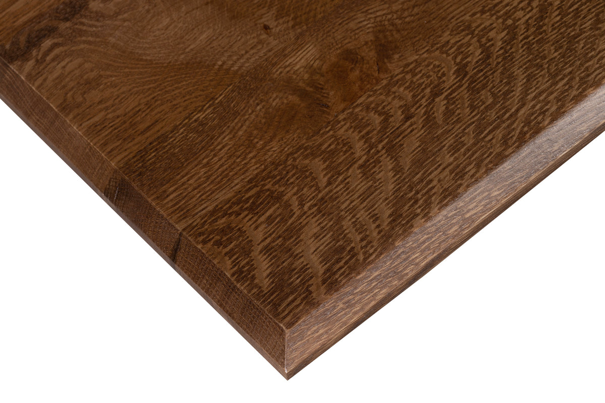Mission White Oak 1 Drawer 1 Door Inlay End Table - Walnut stain