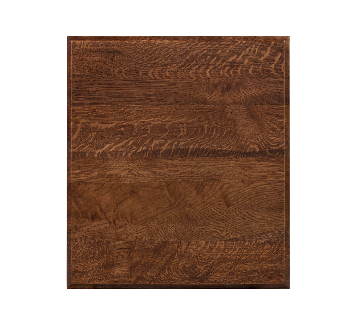 Mission White Oak 1 Drawer 1 Door Inlay End Table - Walnut stain