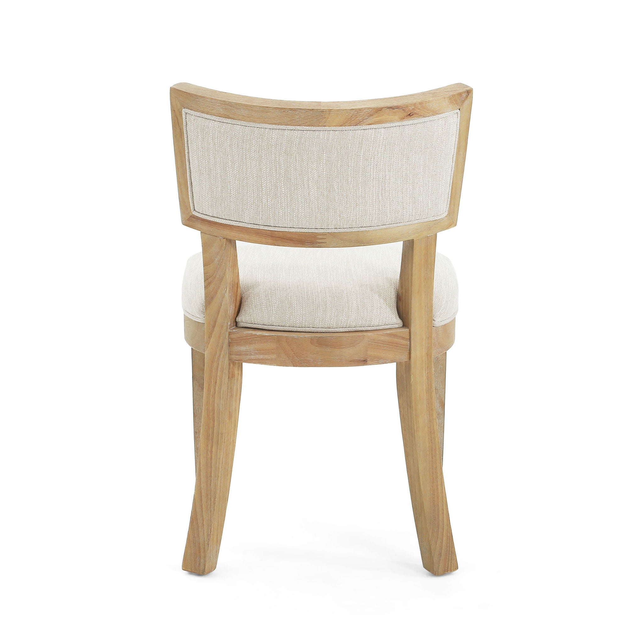 Farmhouse Style Fabric Upholstered Side Dining Chair Set