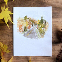 Autumn Road Print