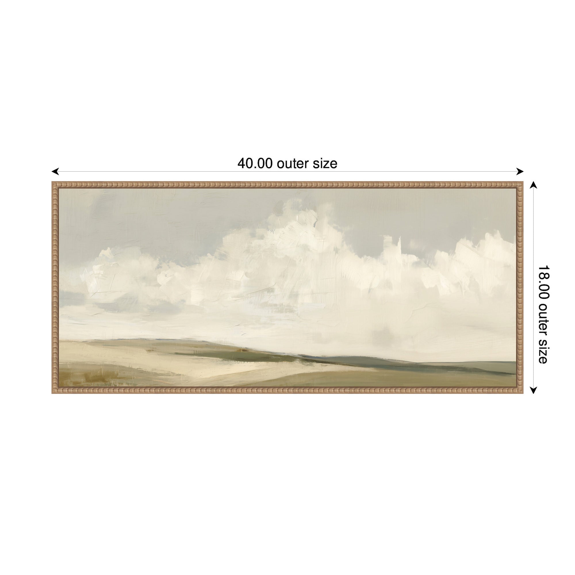 Whispering Meadows I Panel by Amy Lighthall Framed Canvas Wall Art Print